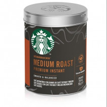 STARBUCKS Medium Roast Premium Instant Coffee, 90g Tin