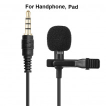 PC / Phone / Camera Mini USB Microphone Lapel Lavalier Mic Portable