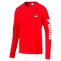 Classics Logo LS Tee High Risk Red ( 59538647 )